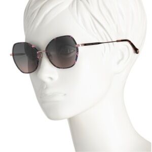 NEW Trina Turk Pimlico 54mm Polarized Sunglasses In Purple Tortoise